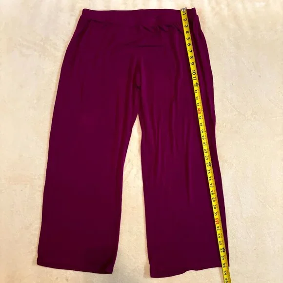 Gilligan & O’Malley Soft Modal Sleep Lounge Pants XXL Plum - Picture 4 of 5